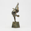 Voluptuous Lady  Balancing Patinated Bronze