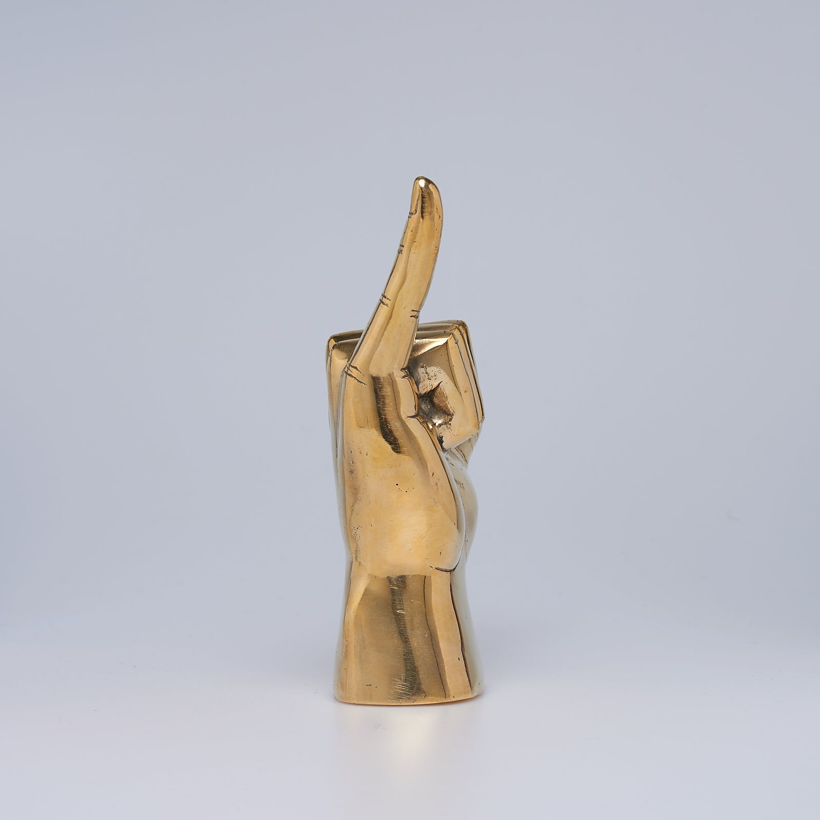 Hand Shaka / Hang Loose Polished Brass