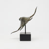 Turtle Sculpture on a Stand Patinated Bronze