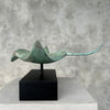 Manta Ray Light Patinated Bronze