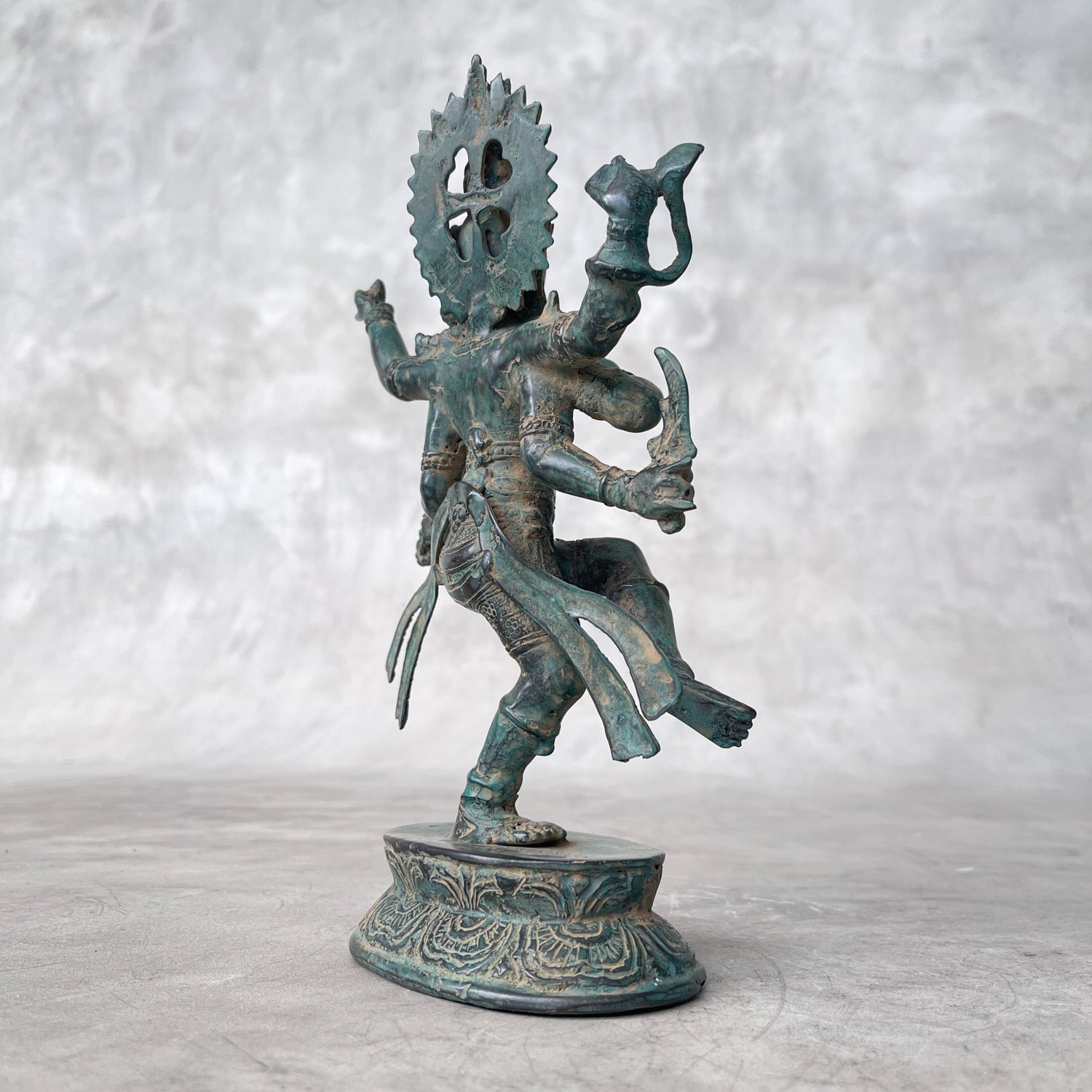 Shiva Dancing Sculpture Green