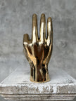 Hand O.K. Polished Brass