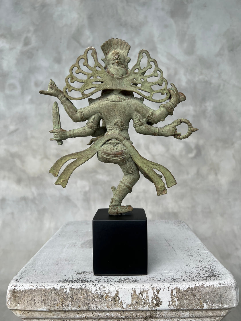 Shiva Dancing Sculpture Patinated