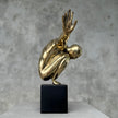 Olympic Swimmer Polished  Bronze - S