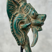 Barong on stand Blue Patinated Bronze