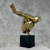 Olympic Swimmer Polished  Bronze - S