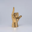 Hand Shaka / Hang Loose Polished Brass