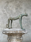 Cheetah Statue Patinated Bronze