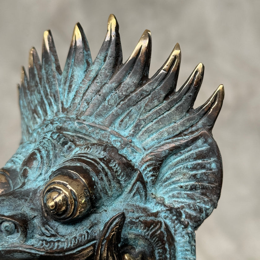 Barong on stand Dark Patinated Bronze