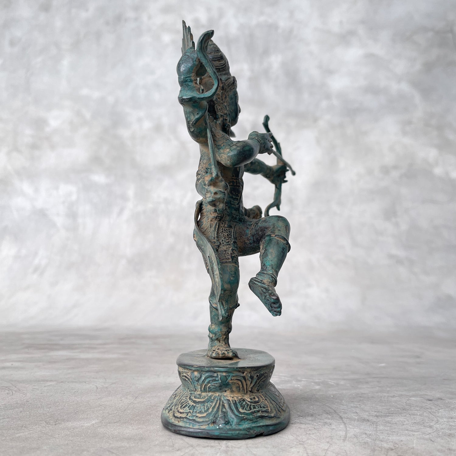 Shiva Dancing Sculpture Green