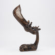 Giraffe Kinship Bronze Statue