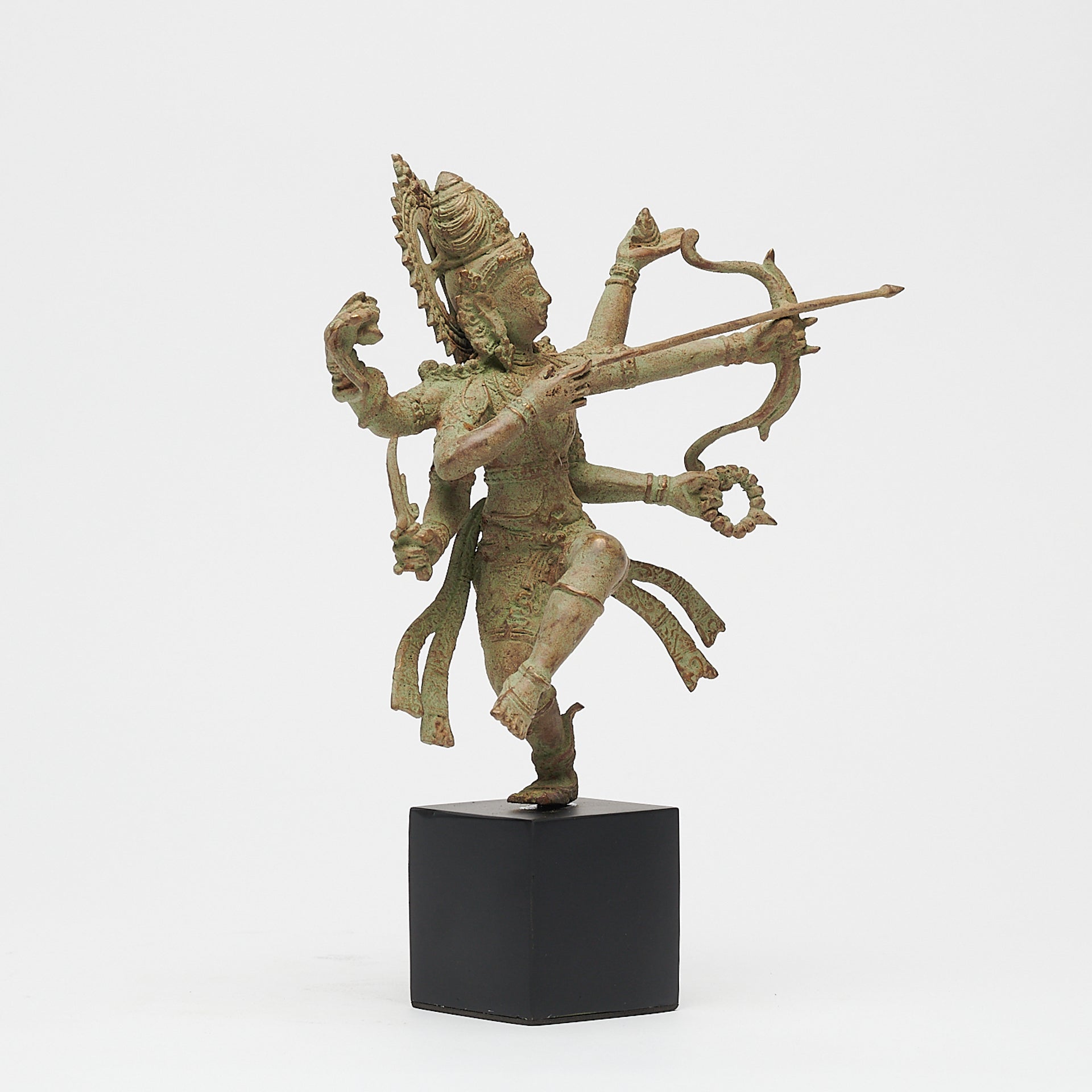 Rama Dancing Sculpture Patinated