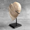 Wonderful Petrified Wood Heart-Shaped on a Custom Stand PWH/23/542