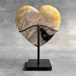 Wonderful Petrified Wood Heart-Shaped on a Custom Stand PWH/23/552