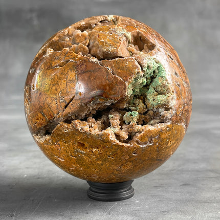 Wonderful Sphere of Red Jasper with a Custom Stand PS/518