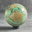 Wonderful Green Smithsonite Sphere on a Custom Stand PS/519