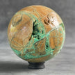 Wonderful Green Smithsonite Sphere on a Custom Stand PS/519