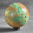 Wonderful Green Smithsonite Sphere on a Custom Stand PS/525