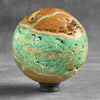 Wonderful Green Smithsonite Sphere on a Custom Stand PS/525