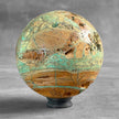 Wonderful Green Smithsonite Sphere on a Custom Stand PS/529