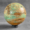 Wonderful Green Smithsonite Sphere on a Custom Stand PS/529