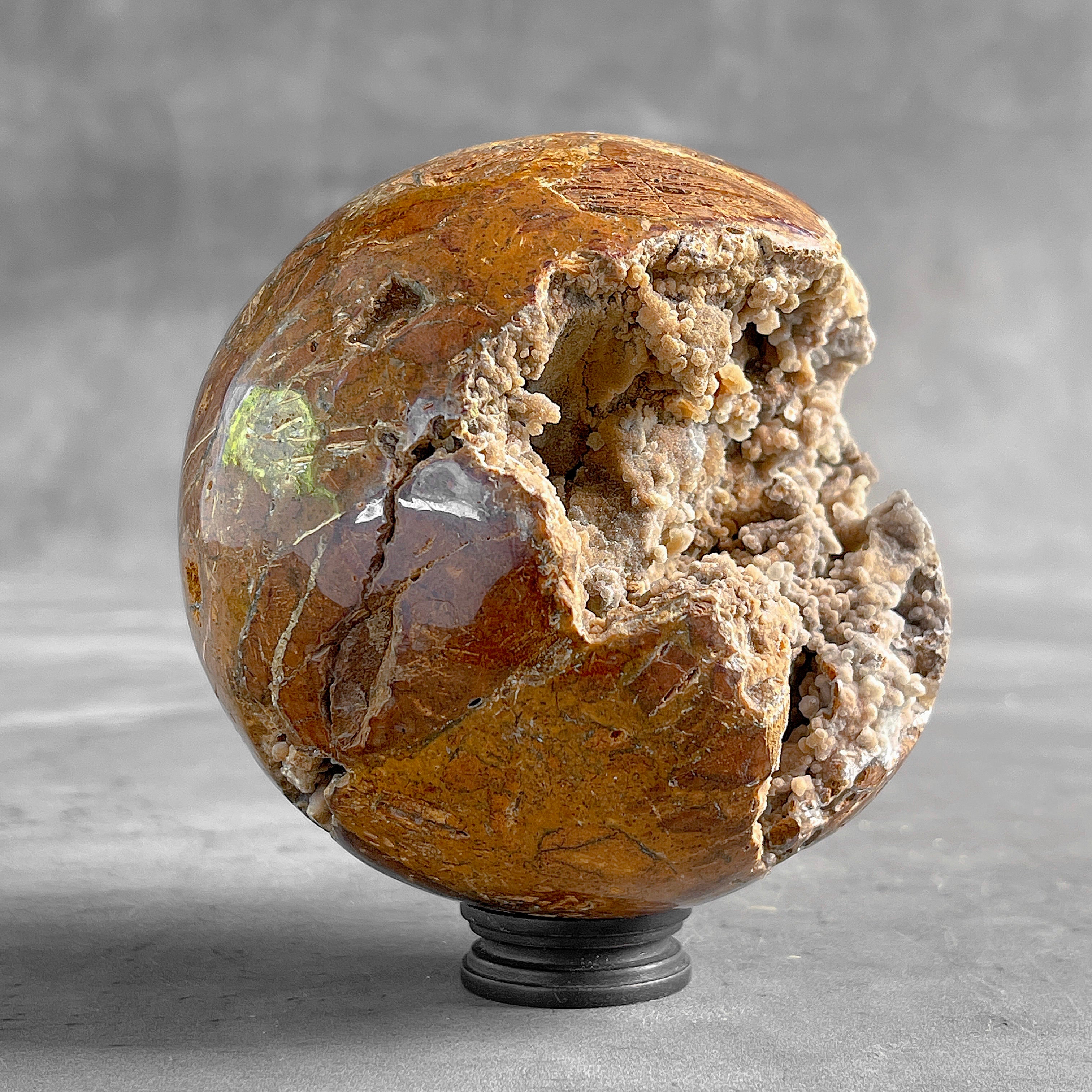 Wonderful Sphere of Red Jasper with a Custom Stand PS/535