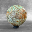 Wonderful Green Smithsonite Sphere on a Custom Stand PS/537