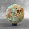 Wonderful Green Smithsonite Sphere on a Custom Stand PS/537