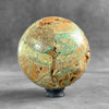 Wonderful Green Smithsonite Sphere on a Custom Stand PS/542