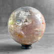 A Beautiful Sphere of Agatized Wood on Custom Stand PS/572