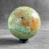 Wonderful Green Smithsonite Sphere on a Custom Stand PS/565