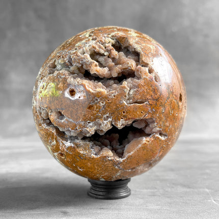 Wonderful Sphere of Red Jasper with a Custom Stand PS/566