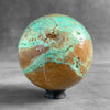 Wonderful Green Smithsonite Sphere on a Custom Stand PS/568