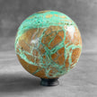 Wonderful Green Smithsonite Sphere on a Custom Stand PS/568