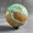 Wonderful Green Smithsonite Sphere on a Custom Stand PS/568