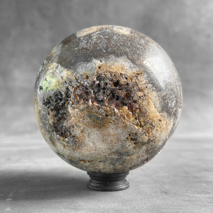 Wonderful Maligano Jasper Sphere on a Custom Stand PS/569