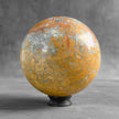 Wonderful Maligano Jasper Sphere on a Custom Stand PS/557