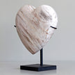 Wonderful Petrified Wood Heart-Shaped on a Custom Stand PWH/104