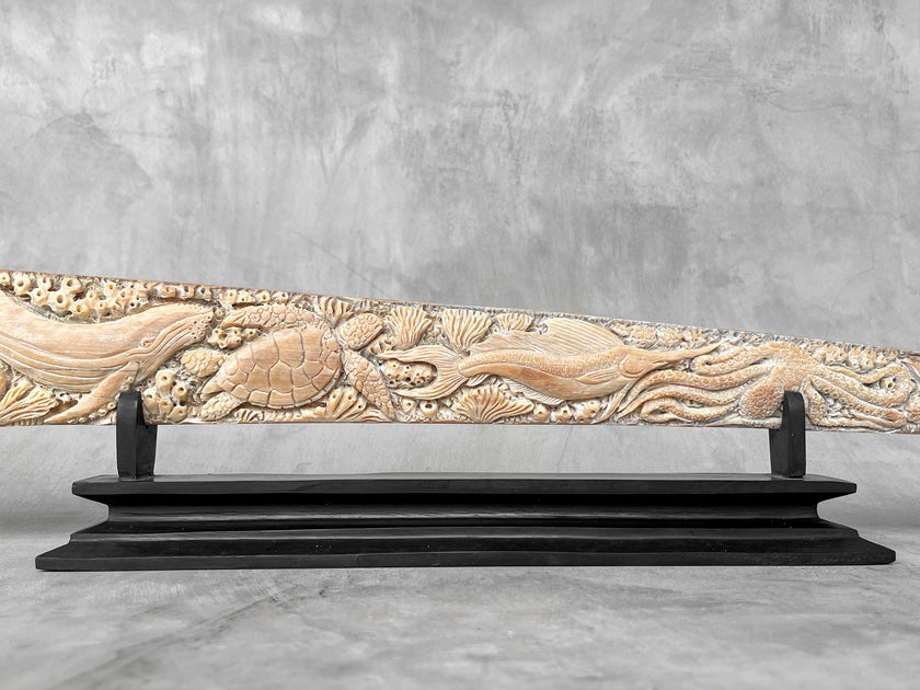 Carved Swordfish Marine carving O1/017