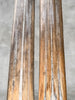 Pair of Natural Tusks on Stand – Rustic Tribal Decor, Bone Sculpture, African Style Accent - Tusk,A/042