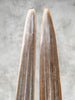Pair of Natural Tusks on Stand – Rustic Tribal Decor, Bone Sculpture, African Style Accent - Tusk,A/042