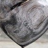 Wonderful Petrified Wood Heart-Shaped on a Custom Stand PWH/025