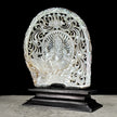 Carved Mother of Pearl Shells Ganesha Carving ToS,A/028