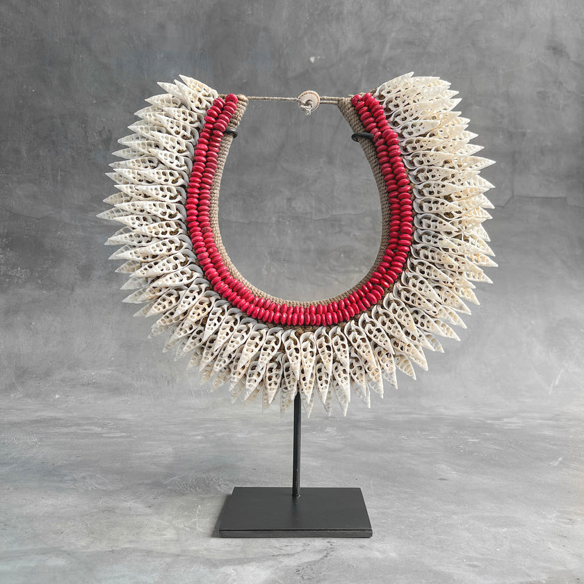 Shell Necklace SN 7 carving 9X/095