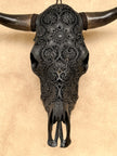 Bull Skull Carved Star Mandala - Skull,A/148