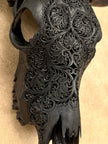 Bull Skull Carved Star Mandala - Skull,A/148