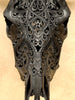 Bull Skull Carved Tradbal - Skull,A/147