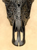 Bull Skull Carved Tradbal - Skull,A/147