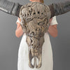 Real Carved Buffalo Skull 22/EX/364