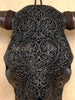 Bull Skull Carved Fern - Skull,A/146